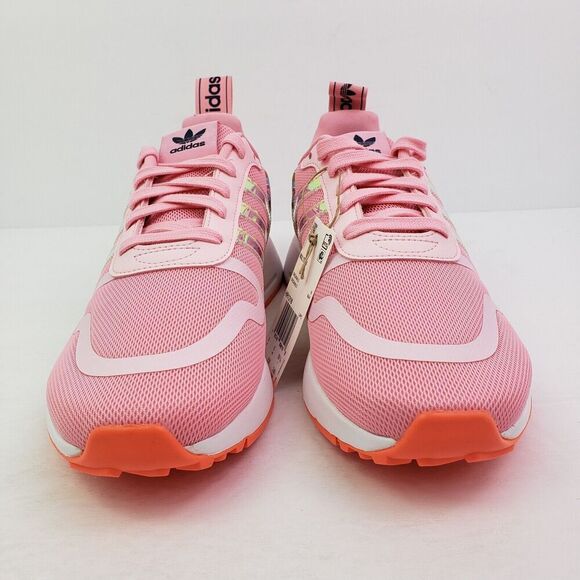 Adidas Multix J Girls Size 6.5Y Womens Sz 7.5 Pink Floral Sneaker Shoes HR1218 - Picture 5 of 8